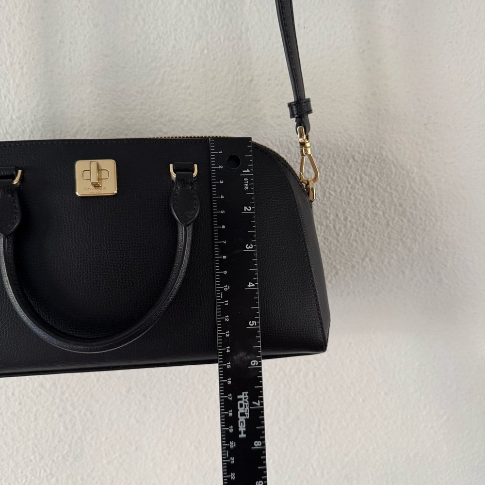 Kate Spade New York Phoebe East West Satchel Leather Crossbody Black - Picture 14 of 16